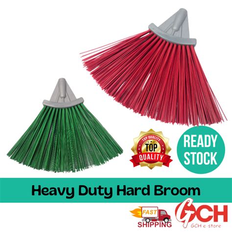 💥heavy Duty Hard Broom No Handle Extra Hard Broom Super Hard