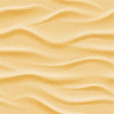 Realistic Seamless Vector Beach Sea Sand Background By Microvector