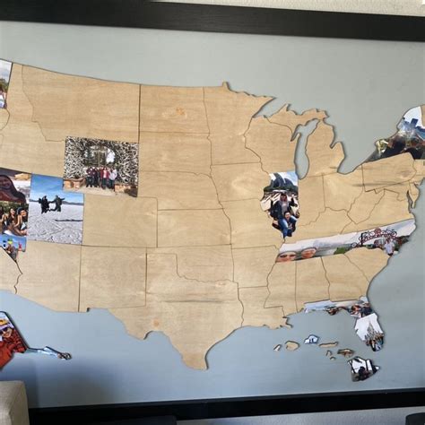 First wooden world map creator. Marking Maps USA | Etsy | Wooden map, New baby products, Map