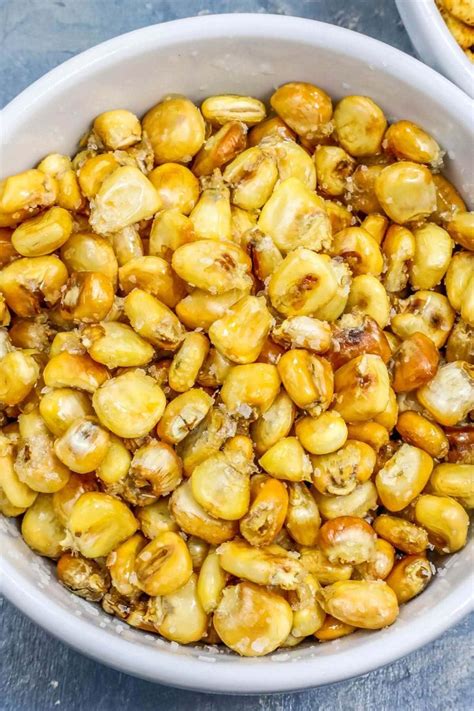 Cook over medium heat without stirring until golden about 5 minutes. Homemade Corn Nuts - either baked or fried snack recipe ...