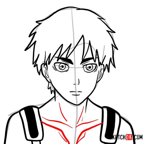 Attack on titan drawing, minato. How to draw Eren Jaeger's face | Attack on Titan - Sketchok
