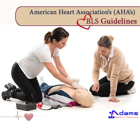 American Heart Associations Ahas Bls Guidelines Adams Safety