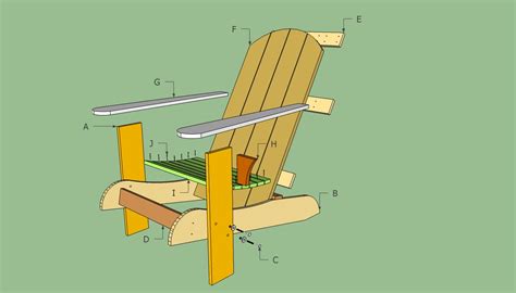 bye by log: Detail Child's adirondack chair pattern