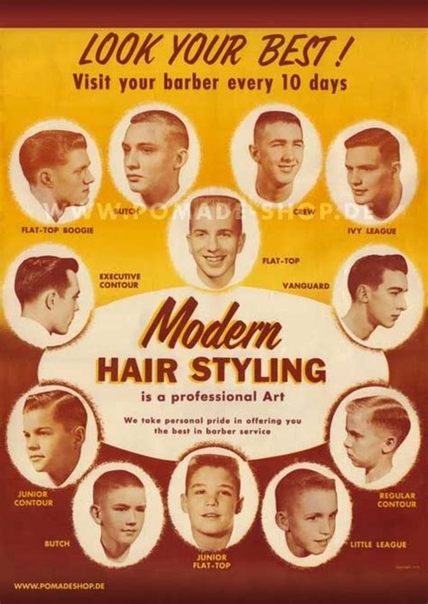 10 Sensational Classic Hairstyles For Men Poster
