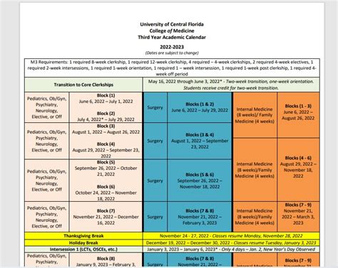 Ucf Academic Calendar Summer 2024 Printable Template Calendar