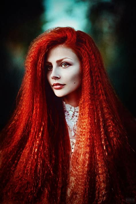 Svetlana Belyaeva Crimped Hair Female Character Inspiration Red Hair Color Hair Colours