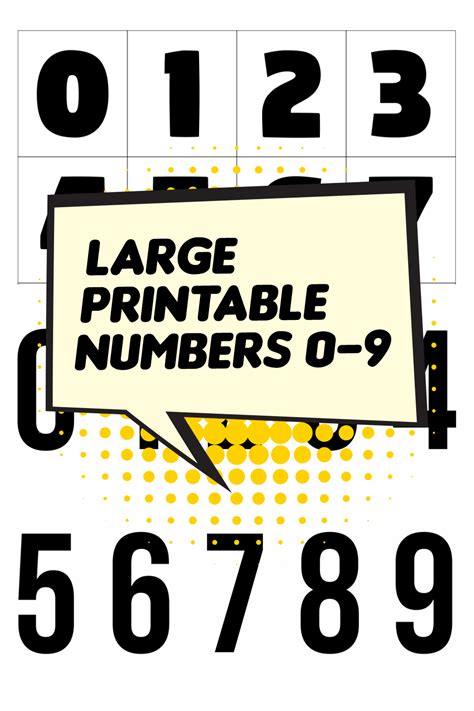 10 Best Large Printable Numbers 0 9 Pdf For Free At Printablee