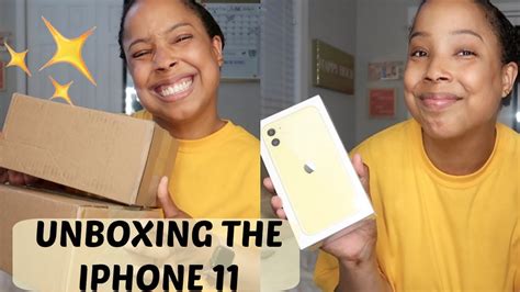 Unboxing my NEW IPHONE 11+ SETUP (in yellow of course...) 