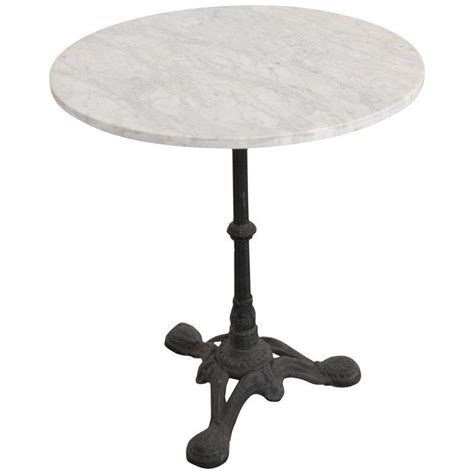 French 1920s Iron And Marble Bistro Table Marble Bistro Table Patio