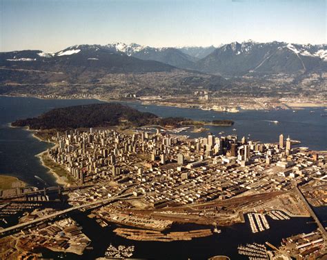 Hours, address, grouse mountain reviews: Aerial view of Downtown Vancouver with Stanley Park, North ...