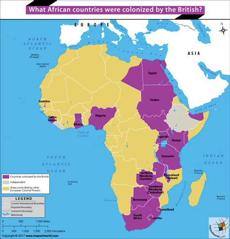 What African Countries Were Colonized By The British Answers