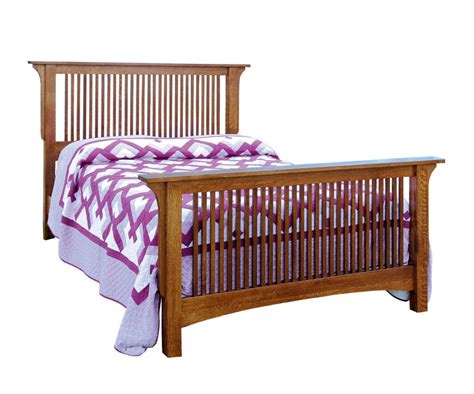 Empire Mission Spindle Bed Steiners Amish Furniture