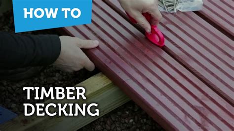 How To Build And Lay Timber Decking Youtube