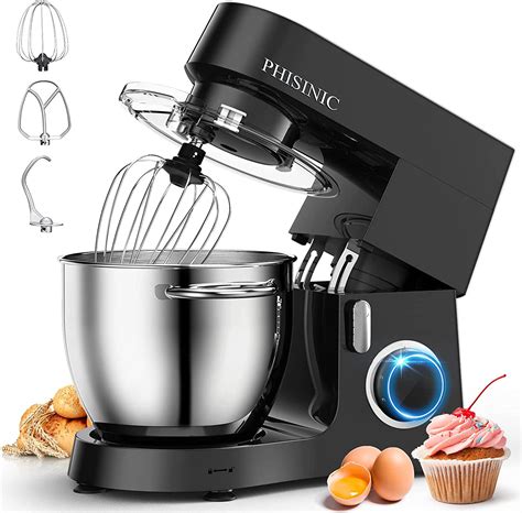 Phisinic Stand Mixers For Baking All Metal Food Mixer 65l 1800w