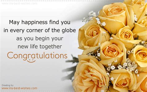 Life will look back at you with kindness and love. Happy new life together - wedding greeting from Sunil ...