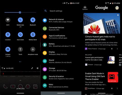System Wide Dark Mode On Android Via Swift Black Theme Droidviews