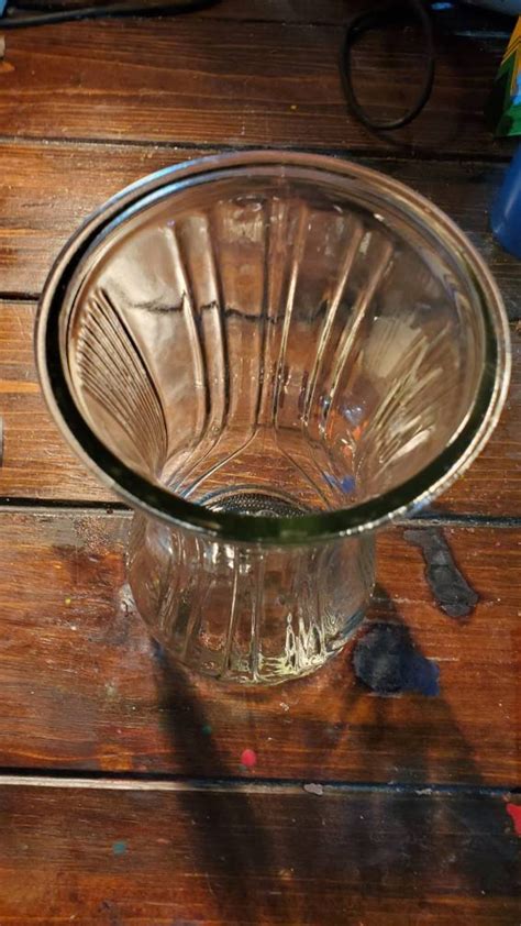 Vintage Hoosier Glass Vase B A Etsy