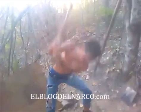 Disturbing Video Shows Alleged Victim Of Cartel Violence Being Decapitated