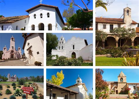 A Guide To All 21 California Missions And California Missions Map
