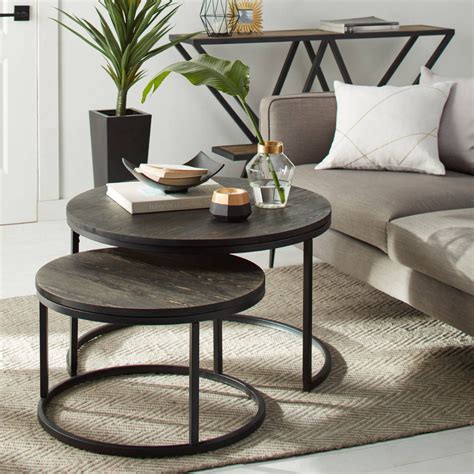 What kind of legs do you get at lowes? Set of 2 Pine Wood Coffee Tables with Metal Legs in 2020 ...