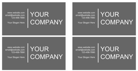Use this business card to create ten business cards per page with this accessible word template. How Google Docs Can Help You Come Across As A Professional
