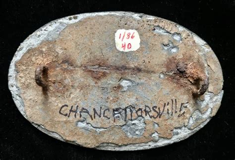 Outstanding Original Civil War Excavated Relic Us Box Plate Recovered