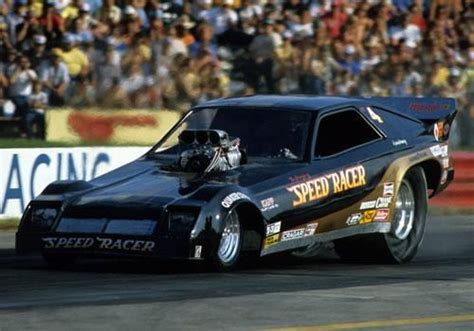 Dale Armstrong In The Speed Racer Dodge Omni Funny Car At The 1981 Us