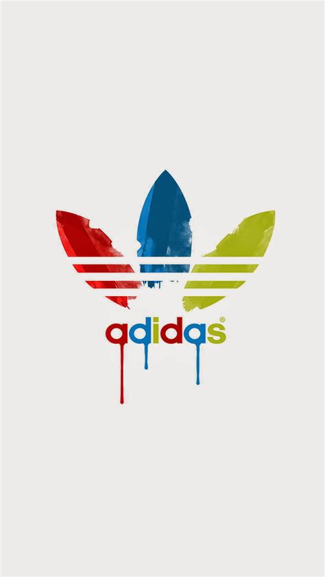 Adidas Logo Painted Wallpaper For Iphone 11 Pro Max X 8 7 6 Free