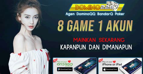 Pkv games juga menyediakan banyak sekali jenis permainan kartu online untuk dhidangkan buat para penggemarnya. Domino228 Situs DominoQQ Online Terpercaya 2018
