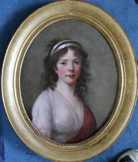 Elizabeth Vigee Le Brun Circle Portrait Painting Portrait Of Lady