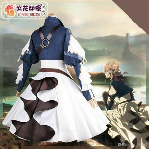 Anime Violet Evergarden Cosplay Costume Uniform Suits Women Dress