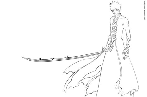 Bleach Ichigo Coloring Pages At Free