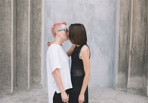 Real Lesbian Couple In Love By Alexey Kuzma Kiss Lesbian