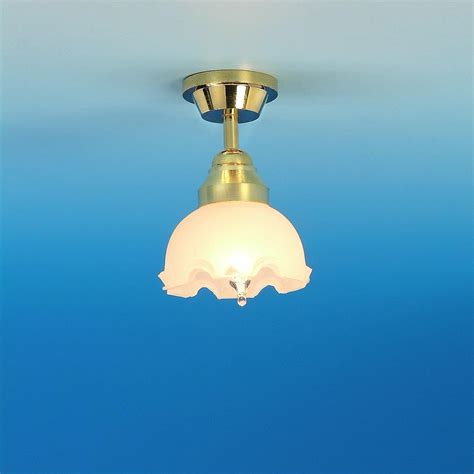 White ceiling fan replacement glass. Ceiling lamp with cover, MiniLux-25730