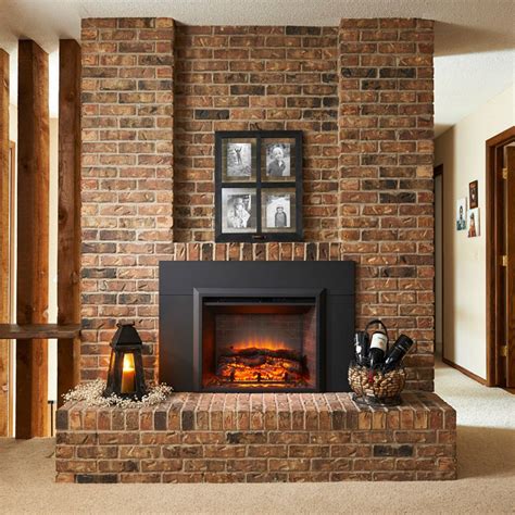 Once your insert is in place, you will. Outdoor GreatRoom Electric Gallery Fireplace with Surround ...