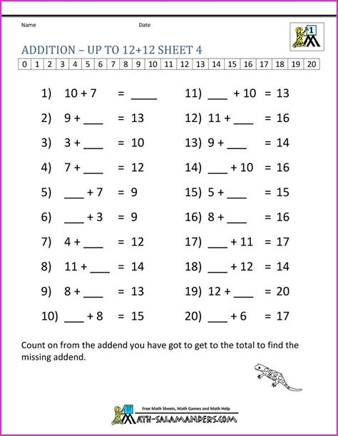 Free Printable Worksheet For Grade 2