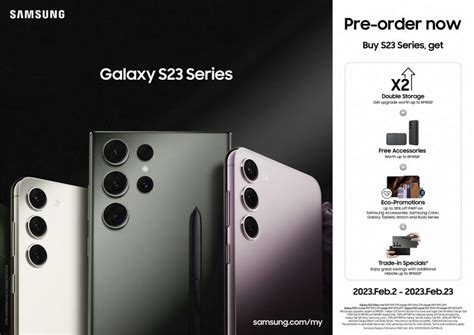 Pre Order Your Samsung Galaxy S23 Series Today Samsung Newsroom Malaysia