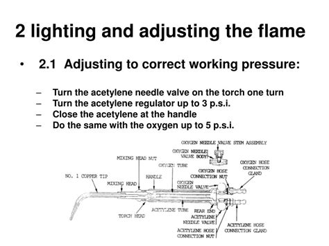 PPT - HOW TO LIGHT AND TURN OFF THE OXY-ACETYLENE TORCH PowerPoint