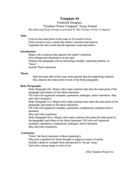 Standard Essay Format Poster Company” Essay Format The Following
