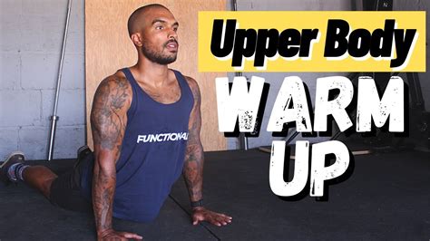 5 minute upper body warm up before your workout youtube