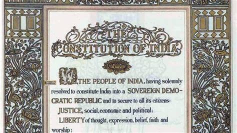 Upsc Prelims List Of Important Articles From Indian Constitution