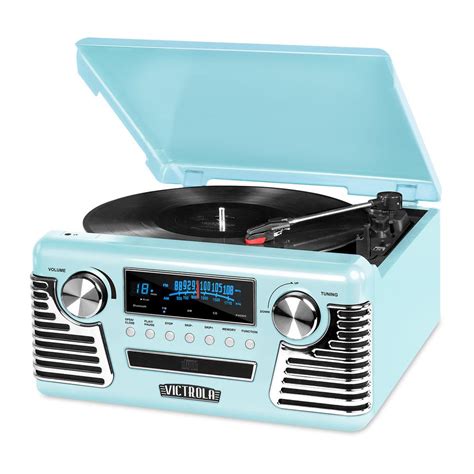 Browse & discover thousands of brands. Victrola Retro Record Player with Bluetooth and 3-Speed ...
