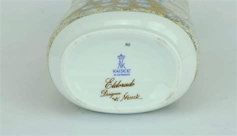 1970s Vase Ak Kaiser Porcelain Decor Eldorado Designer K Nossek