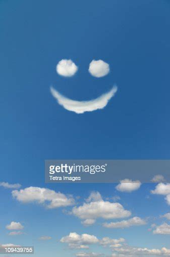 Clouds Forming Smiley Face In Sky High Res Stock Photo Getty Images