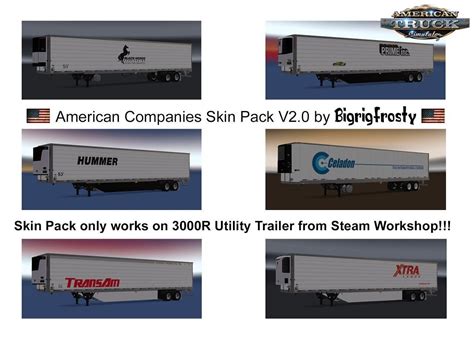 American Ccompanies R Utility Skin Pack V For Ats ATS Mods American Truck Simulator