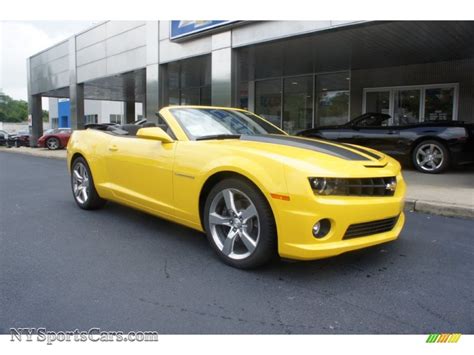 2011 Chevrolet Camaro Ssrs Convertible In Rally Yellow Photo 2