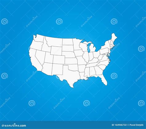 United States Border Map