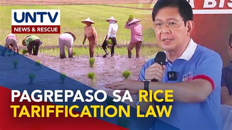 Sen Lacson Nais Repasuhin Ang Rice Tariffication Law Youtube