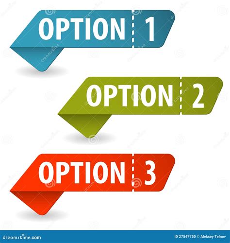 Collect Option Signs Stock Vector Illustration Of Badge 27547750