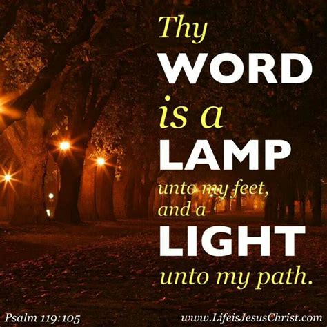 Bible verse lamp unto my feet | Lighting and Ceiling Fans